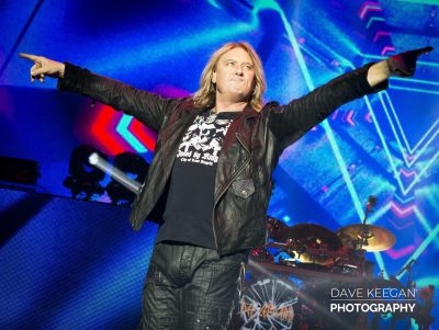 Joe Elliot of Def leppard at The 3Arena Dublin.