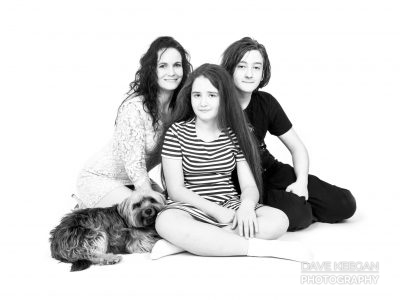 Family portrait session and their little dog, Ellie!