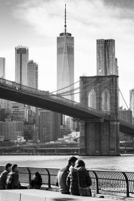 Brooklyn Bridge & the World Trade Center