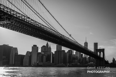 Underneath the Brooklyn bridge